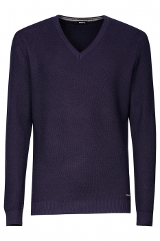 Slim body purple sweater