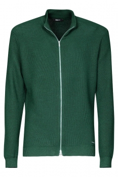 Slim body green sweater