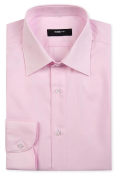 Superslim pink plain shirt