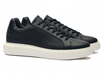 Sneakers bleumarin piele naturala