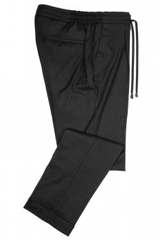 Pantaloni vbpnbajie02999991 negru dungi