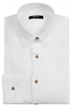 Superslim white plain shirt