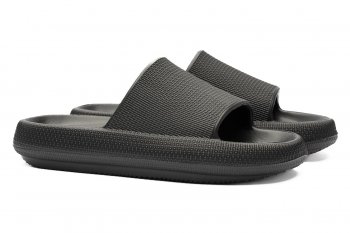 Black 100% pvc flip-flops