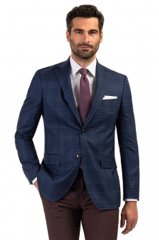 Slim body blue carouri blazer