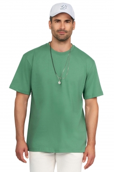 Green plain t-shirt