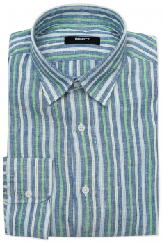 Superslim light blue stripe shirt