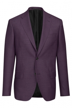 Slim body purple plain blazer