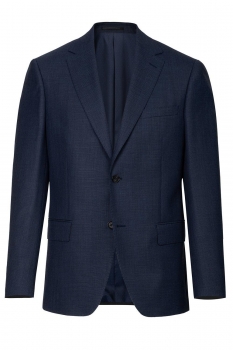 Slim body navy plain blazer