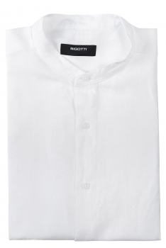 Slim body white plain shirt