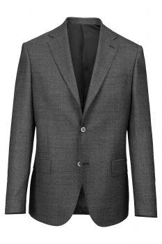 Slim body grey plain blazer