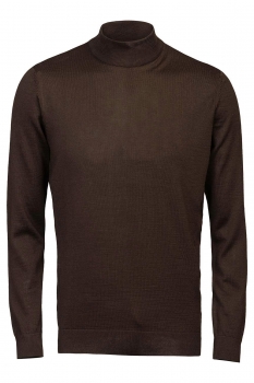 Slim body brown sweater