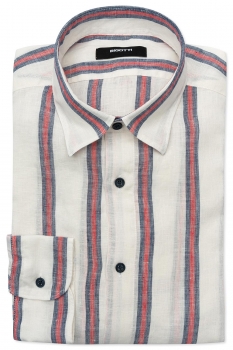 Superslim white stripe shirt